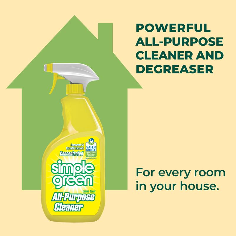 Simple Green Lemon Scent Concentrated All Purpose Cleaner Liquid 32 oz