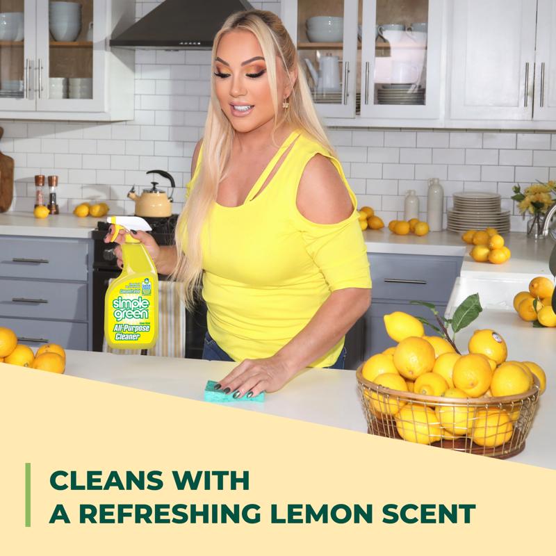 Simple Green Lemon Scent Concentrated All Purpose Cleaner Liquid 32 oz