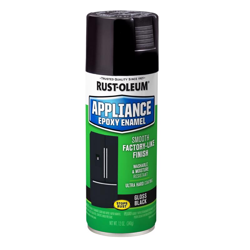 Rust-Oleum Specialty Gloss Black Oil-Based Appliance Epoxy 12 oz