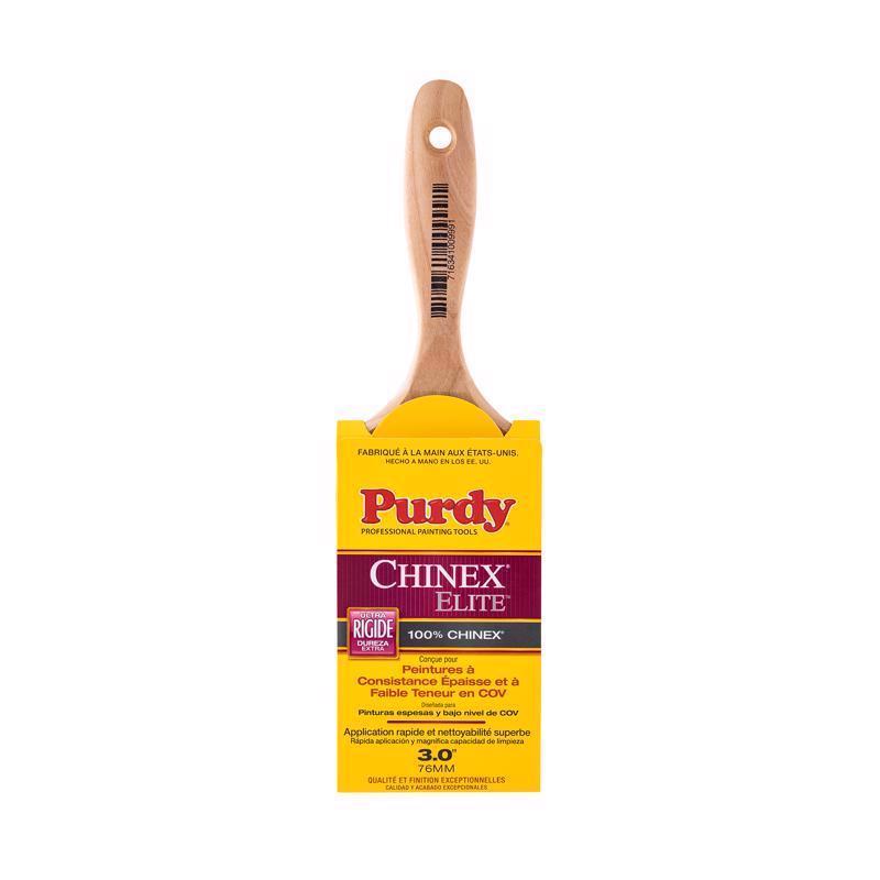 Purdy Chinex Elite Sprig 3 in. Extra Stiff Flat Trim Paint Brush