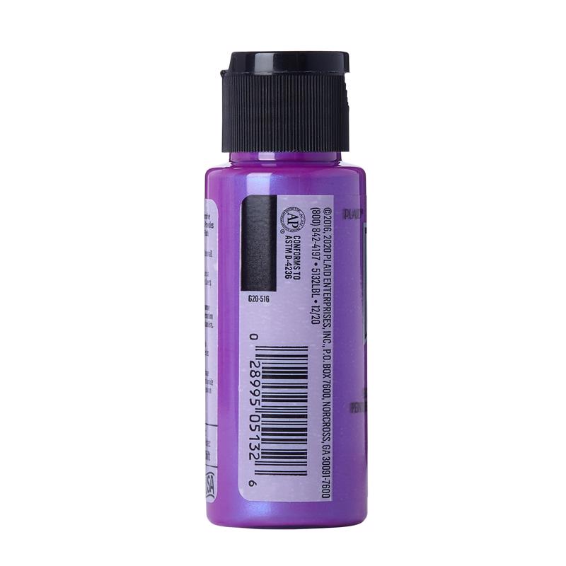 FolkArt Color Shift Metallic Purple Flash Hobby Paint 2 oz