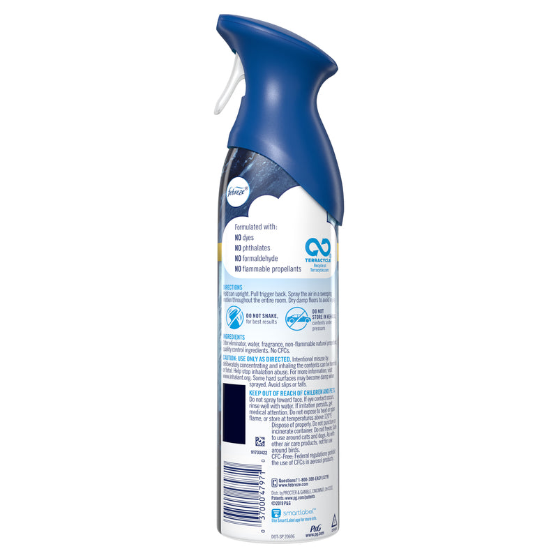 Febreze Air Ocean Breeze Scent Odor Eliminator 8.8 oz Aerosol