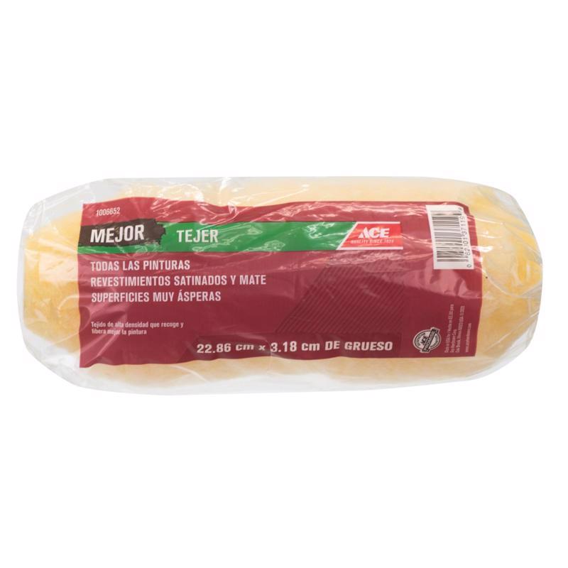 Ace Better Knit 9 in. W X 1-1/4 in. Paint Roller Cover 1 pk