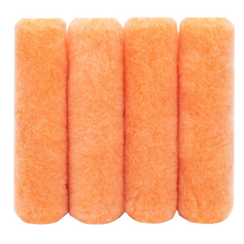 Home Plus Good Polyester Knit 9 in. W X 3/8 in. Paint Roller Cover 4 pk