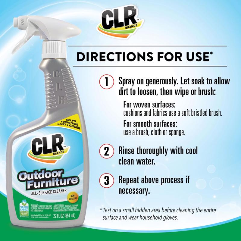 CLR Outdoor Furniture Cleaner 26 oz Liquid