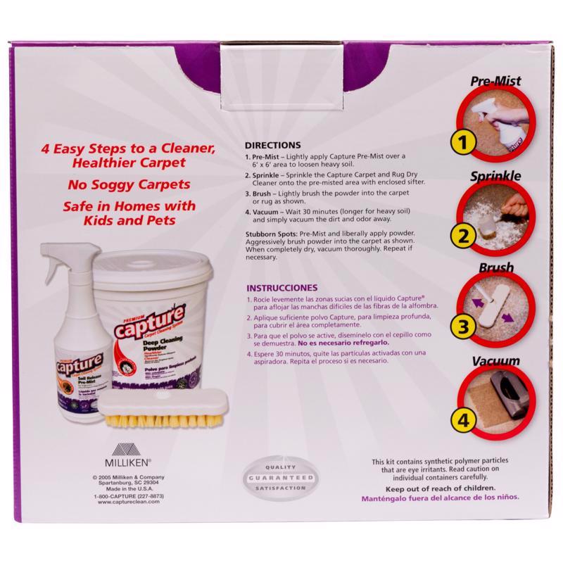 Capture Premium Lemon Scent Carpet Cleaner 2.5 lb Powder
