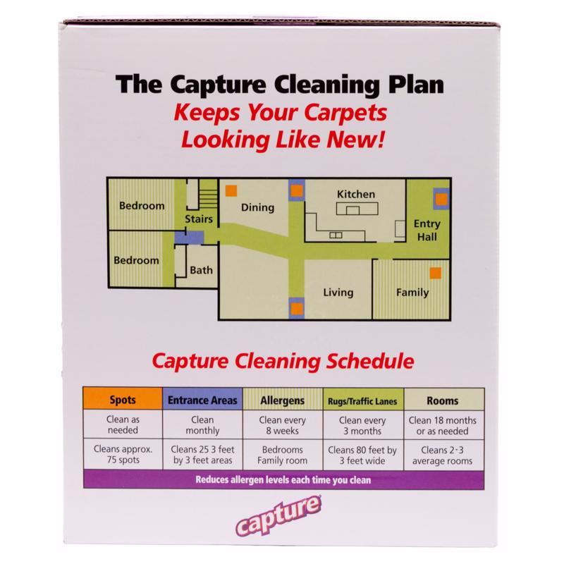 Capture Premium Lemon Scent Carpet Cleaner 2.5 lb Powder