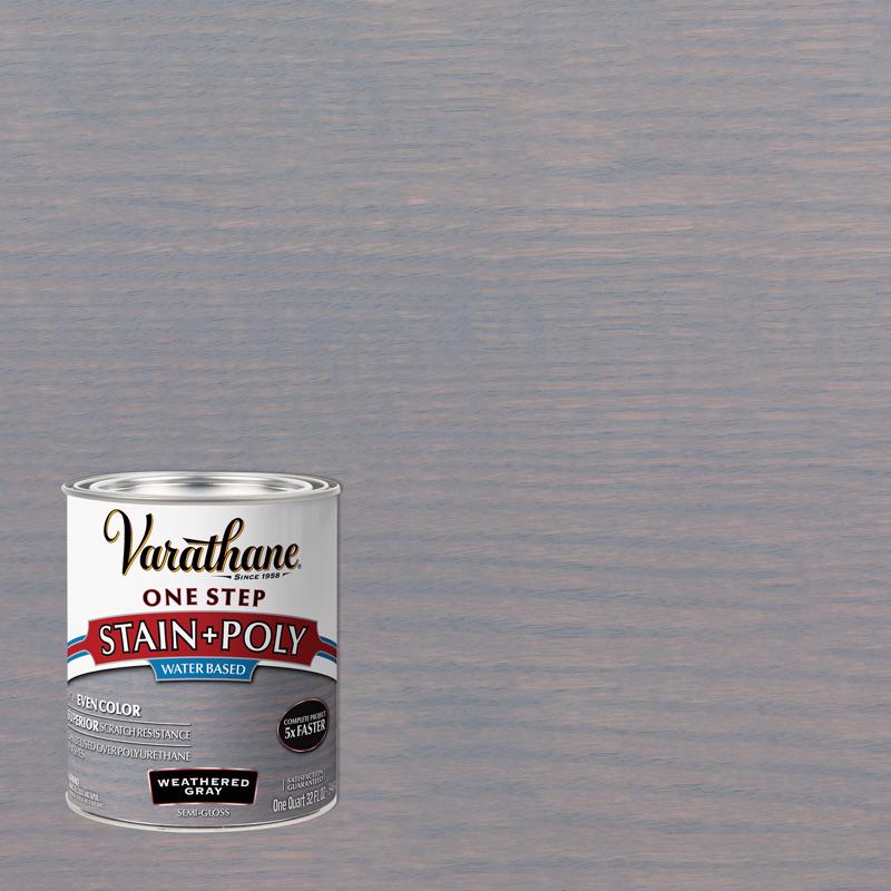 STAIN GRY SEMI-GLOSS 1QT