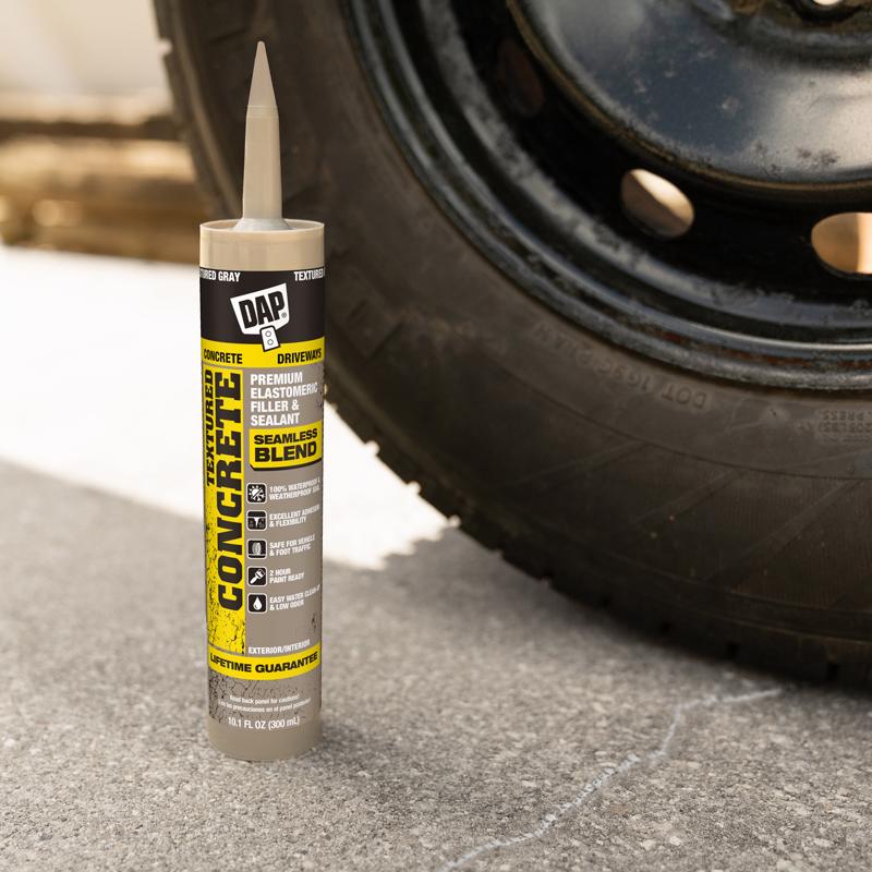 DAP Textured Gray Acrylic Latex Concrete and Mortar Waterproof Sealant 10.1 oz