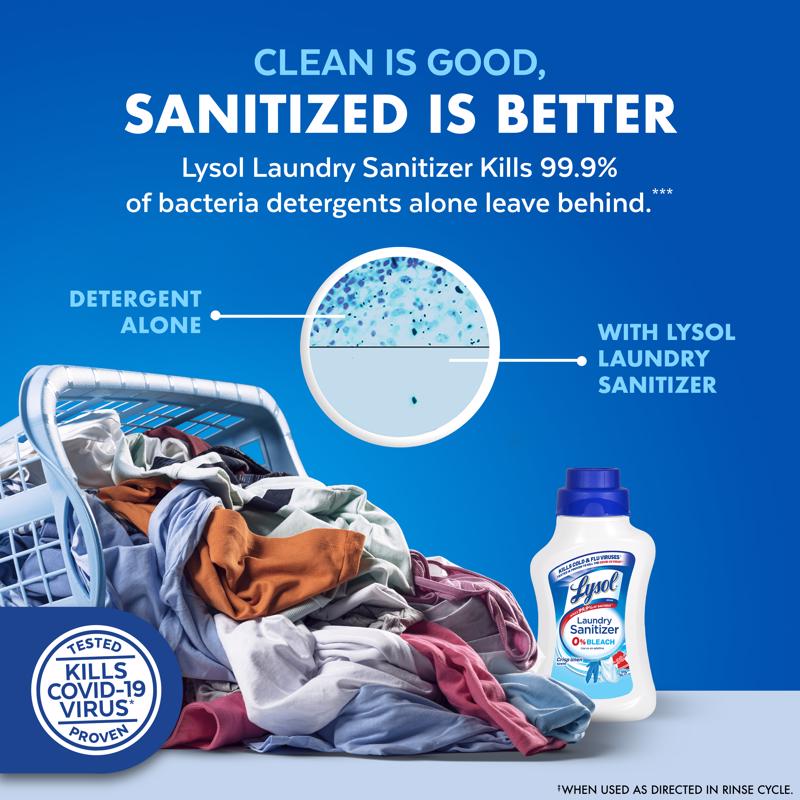 Lysol Crisp Linen Scent Fabric Sanitizer Liquid 41 oz 1 pk