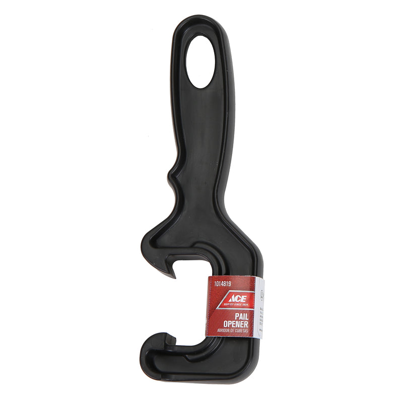 PAIL LID OPENER BLK 8"L