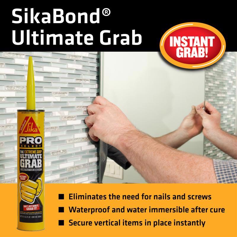 Sika Ultimate Grab Polyurethane Construction Adhesive 10.1 oz