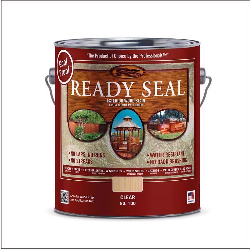 Ready Seal Goof Proof Semi-Transparent Flat Clear Oil-Based Penetrating Wood Stain/Sealer 1 gal