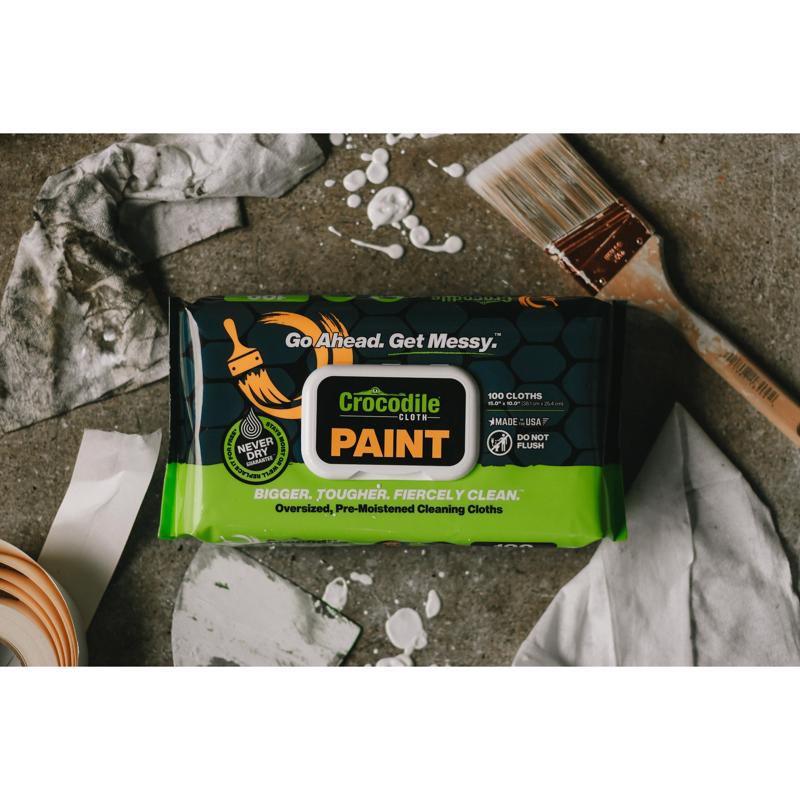Crocodile Cloth 10 in. W X 15 in. L White Paint Cleaning Cloth