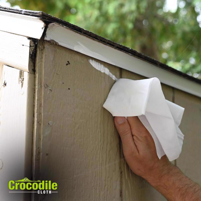 Crocodile Cloth 10 in. W X 15 in. L White Paint Cleaning Cloth