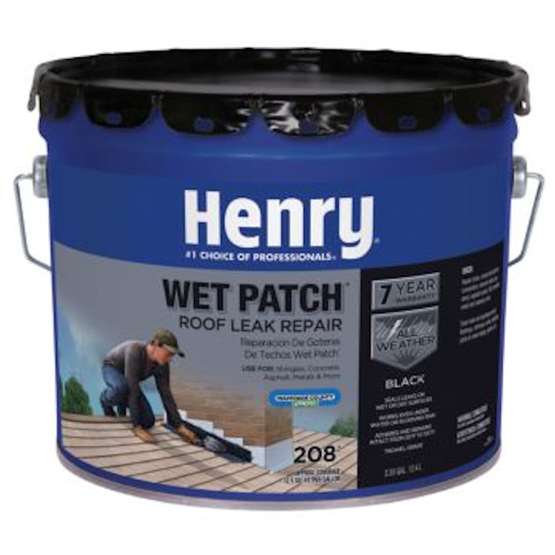 Henry Smooth Black Asphalt All-Weather Roof Cement 3.3 gal