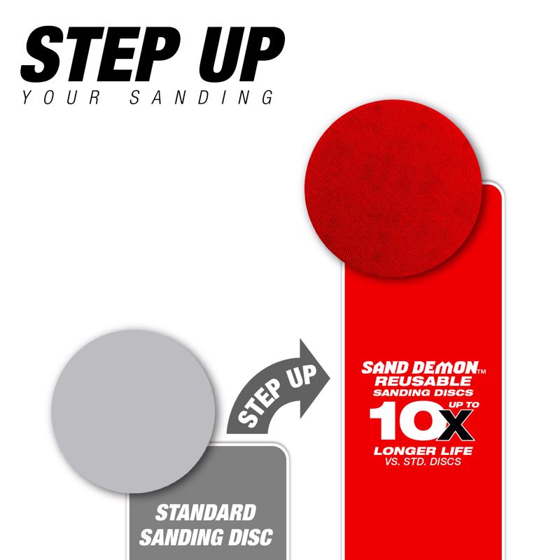 Diablo SandNet 5 in. Ceramic Blend Hook and Lock Sanding Disc 100 Grit Medium 10 pk