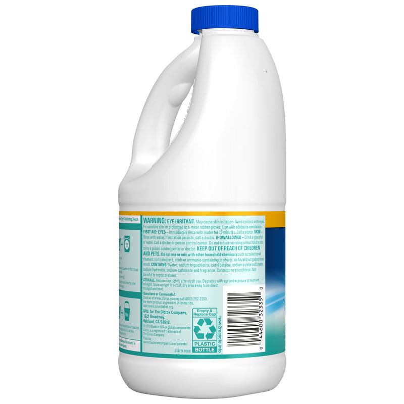 Clorox Splash-Less Clean Linen Scent Bleach 40 oz
