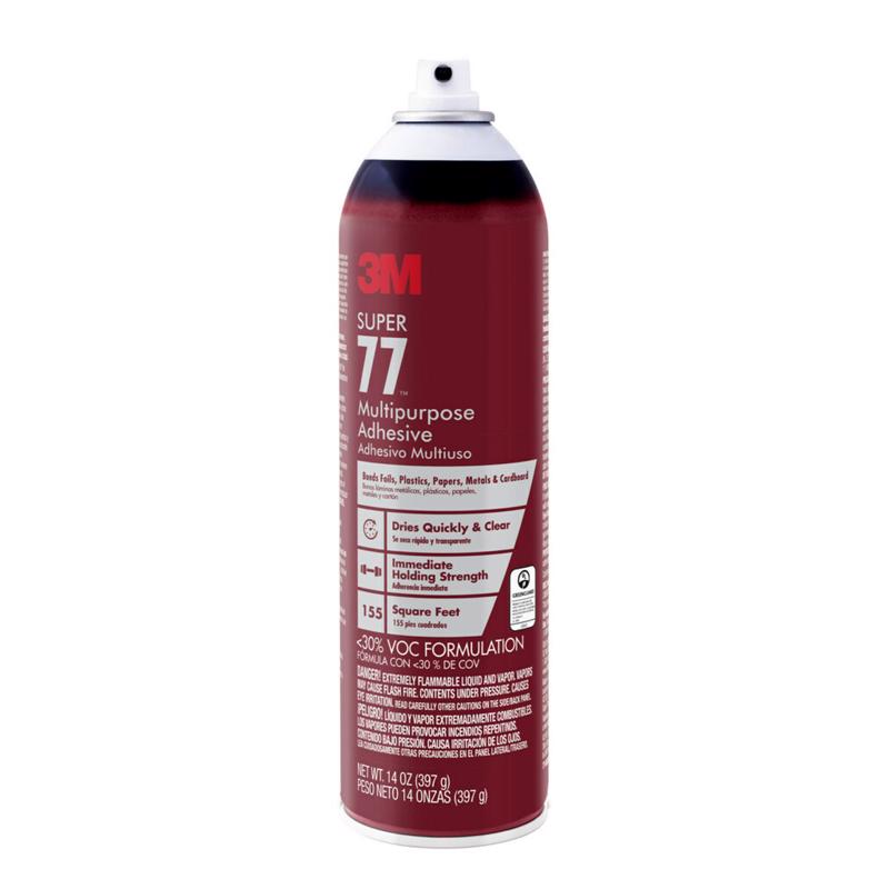 3M Super 77 Super Strength Spray Adhesive 14 oz