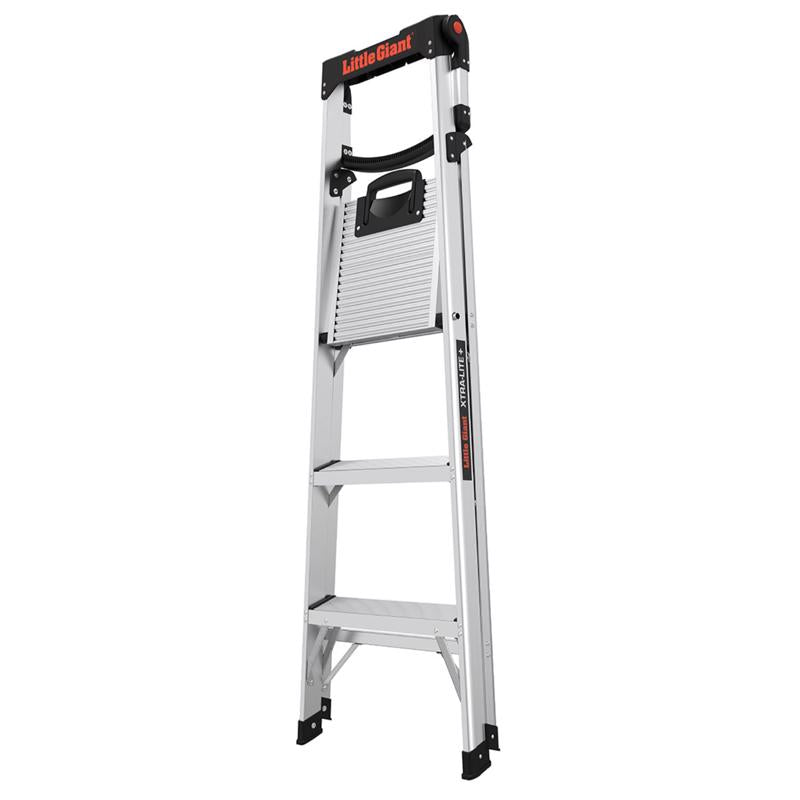 Little Giant Xtra-Lite Plus 5 ft. H Aluminum Step Ladder Type IAA 375 lb. capacity