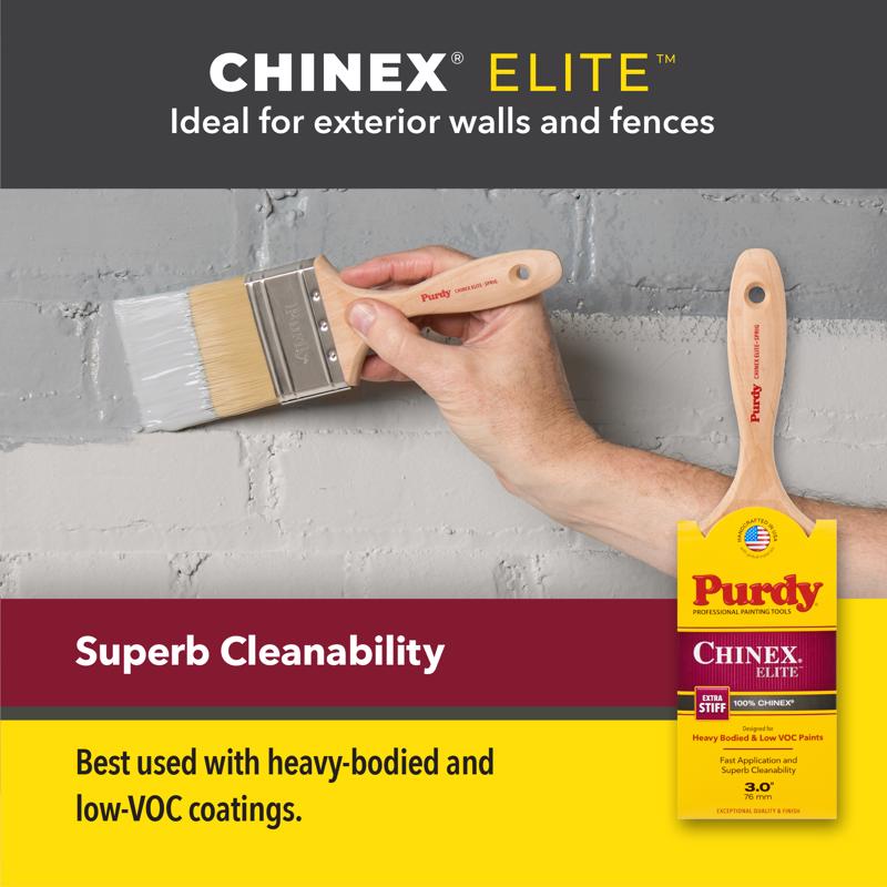 Purdy Chinex Elite Cub 2 in. Extra Stiff Angle Trim Paint Brush