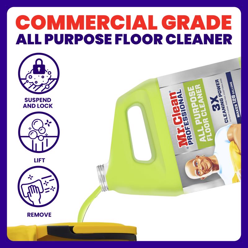 Mr. Clean PRO Lemon Scent Floor Cleaner Liquid 1 gal