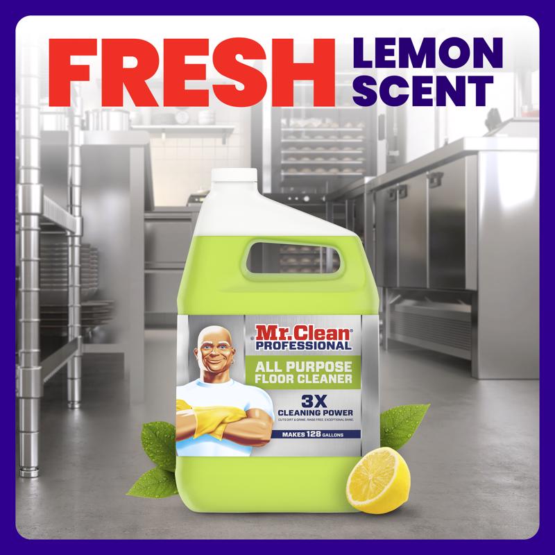 Mr. Clean PRO Lemon Scent Floor Cleaner Liquid 1 gal