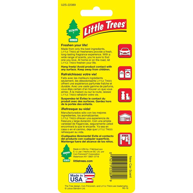 Little Trees New Car Scent Air Freshener Solid 2 pk