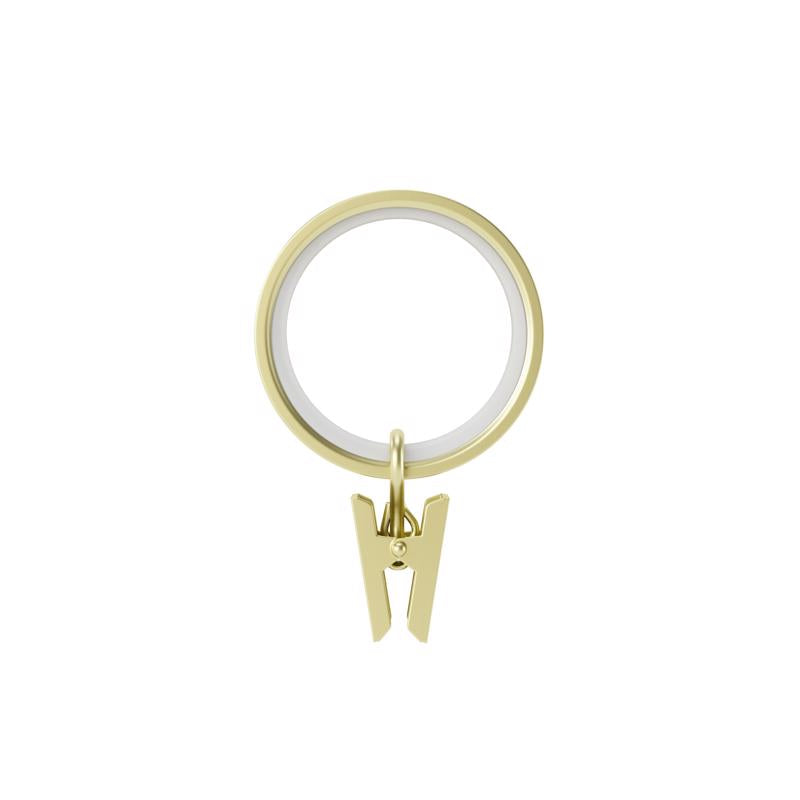 CLIP RING BRASS/GOLD 7PK