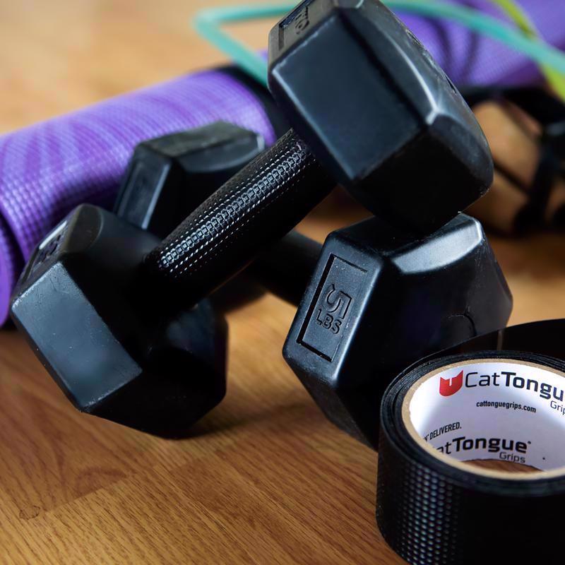 CatTongue Grips Gription Black Anti-Slip Tape 2 in. W X 10 ft. L 1 pk