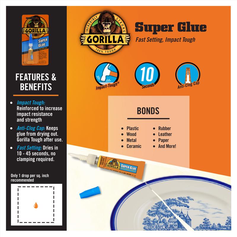 Gorilla High Strength Super Glue 0.11 oz
