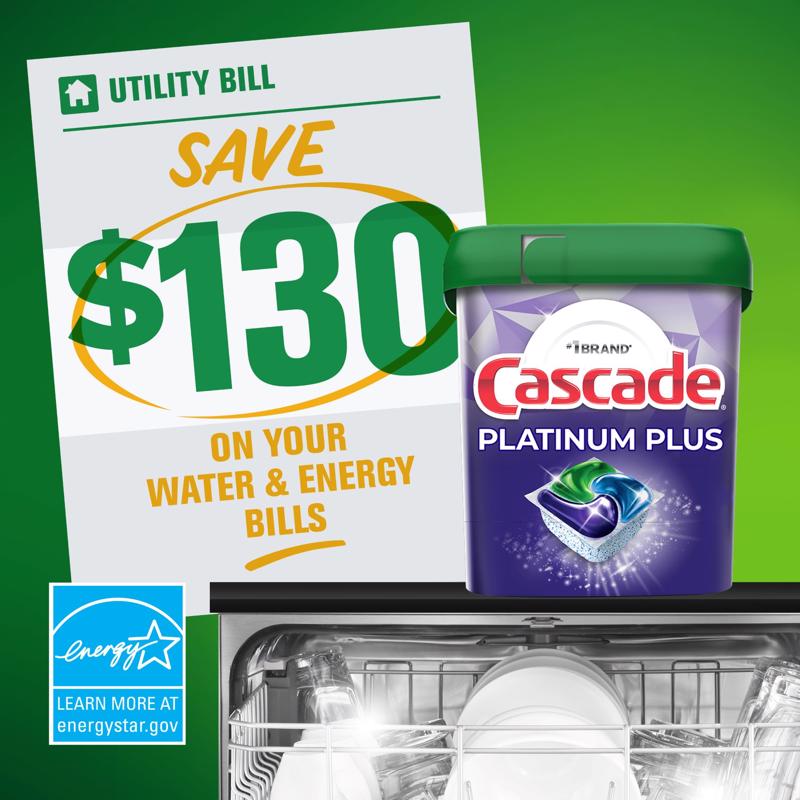 Cascade Platinum Plus Fresh Scent Pods Dishwasher Detergent 6 oz 11 pk