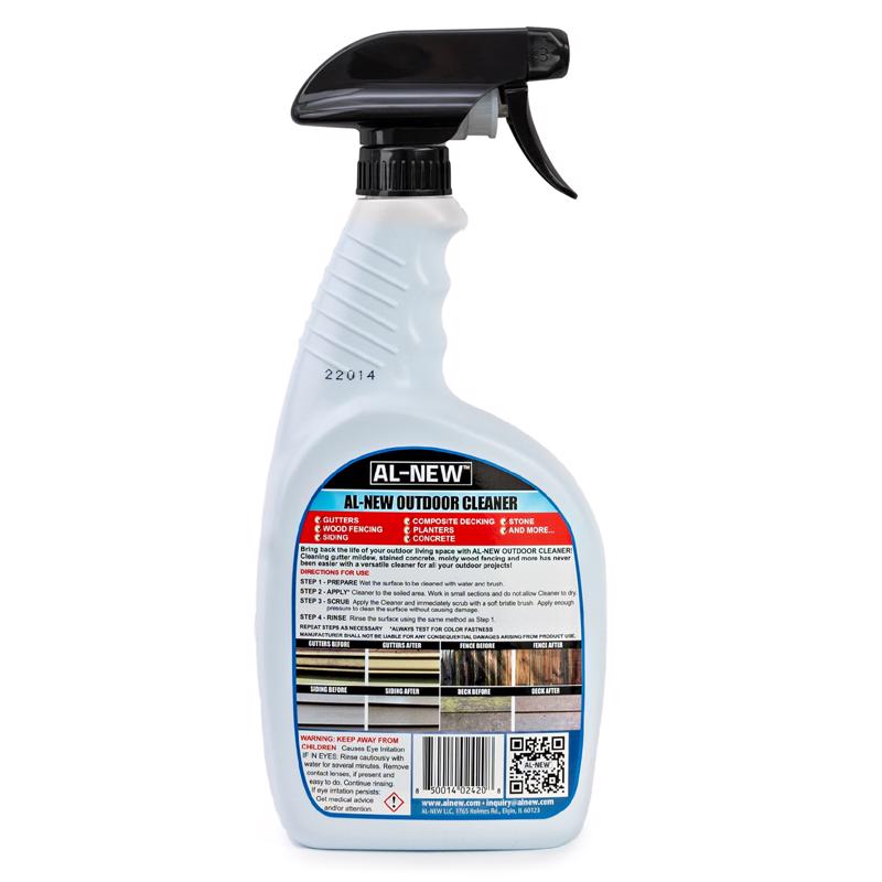 AL-NEW Woodsy Scent Outdoor Furniture Cleaner 32 oz Liquid