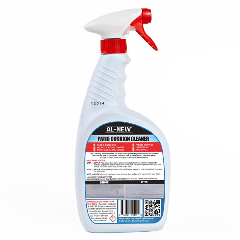 AL-NEW Patio Cushion Cleaner 32 oz Liquid