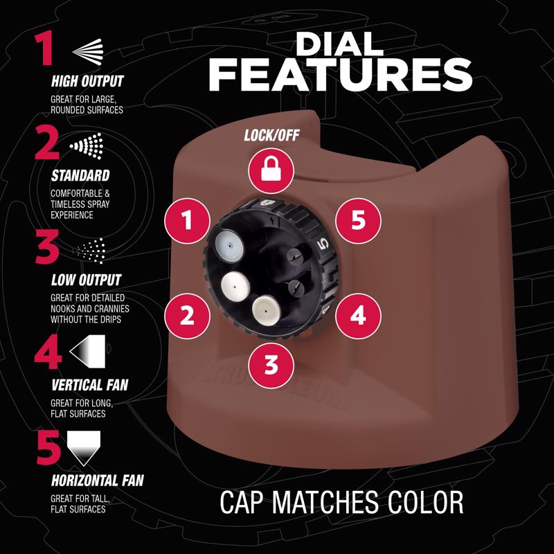 Rust-Oleum Stops Rust Custom Spray 5-in-1 Flat Brown Spray Paint 12 oz