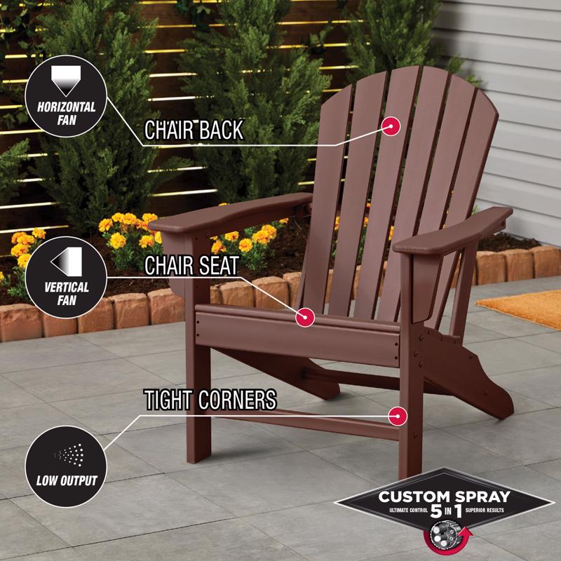 Rust-Oleum Stops Rust Custom Spray 5-in-1 Flat Brown Spray Paint 12 oz