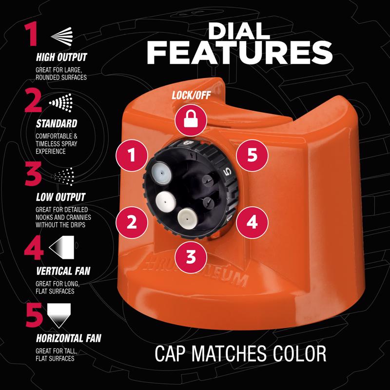 Rust-Oleum Stops Rust Custom Spray 5-in-1 Gloss Orange Spray Paint 12 oz