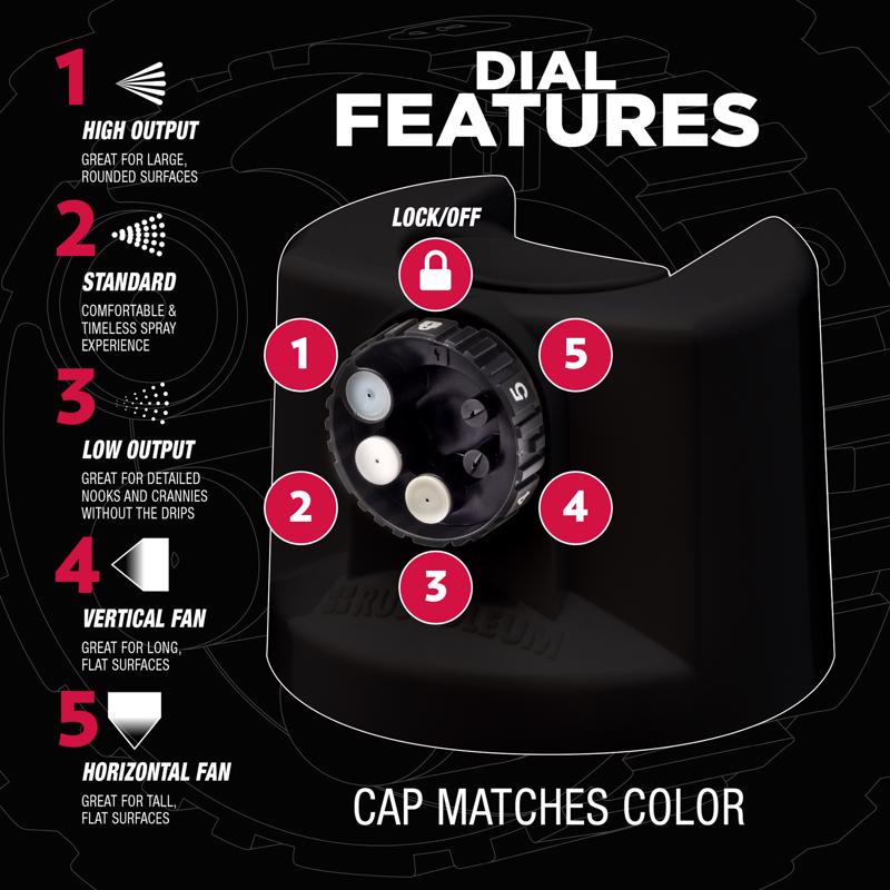 Rust-Oleum Stops Rust Custom Spray 5-in-1 Satin Black Spray Paint 12 oz