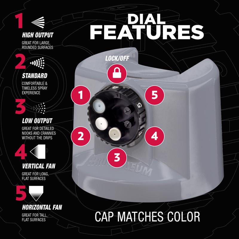 Rust-Oleum Stops Rust Custom Spray 5-in-1 Gloss Smoke Gray Spray Paint 12 oz