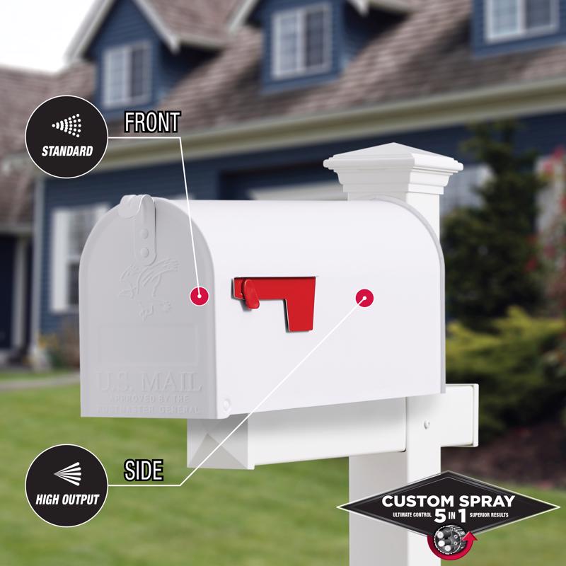 Rust-Oleum Stops Rust Custom Spray 5-in-1 Semi-Gloss White Spray Paint 12 oz