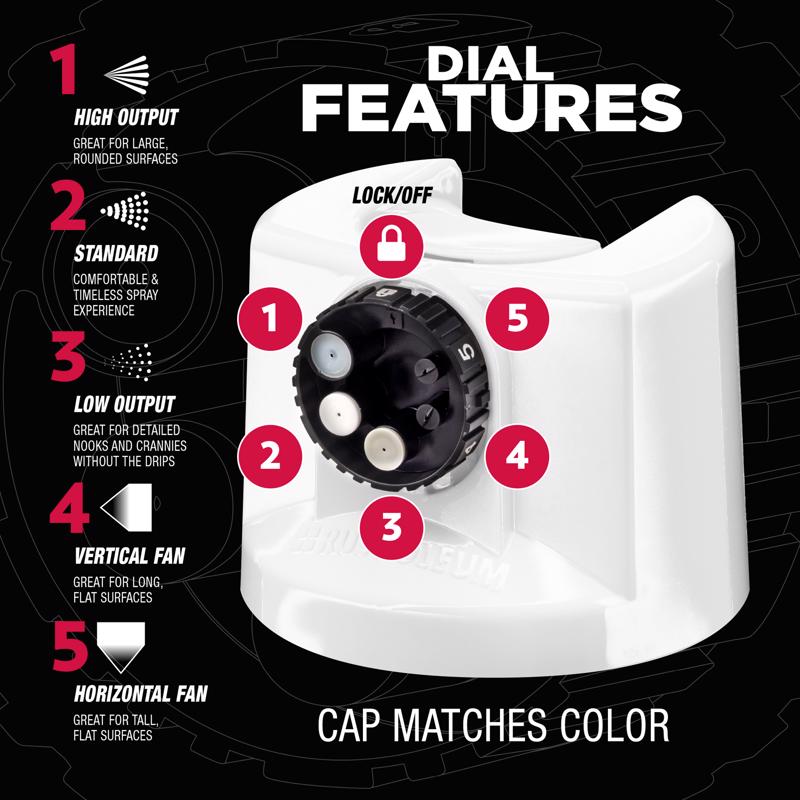 Rust-Oleum Stops Rust Custom Spray 5-in-1 Gloss White Spray Paint 12 oz