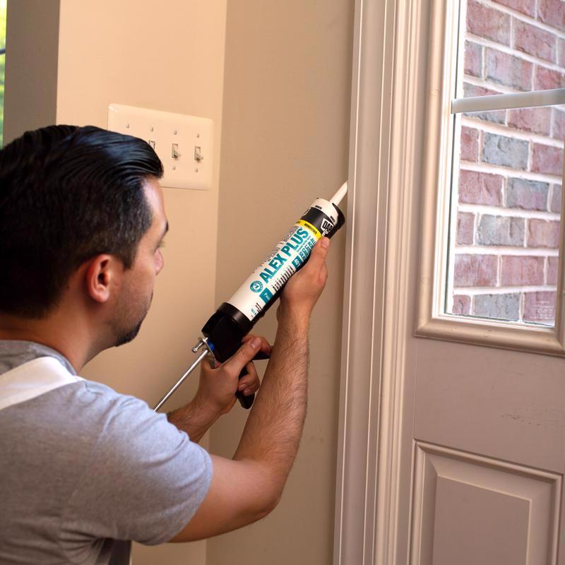 DAP Alex Plus White Siliconized Acrylic Latex All Purpose Caulk 10.1 oz