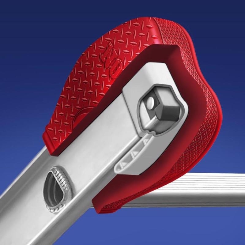 No Bull Nakoma Products Rubber/Steel Red Ladder Bumper Covers 2 pk