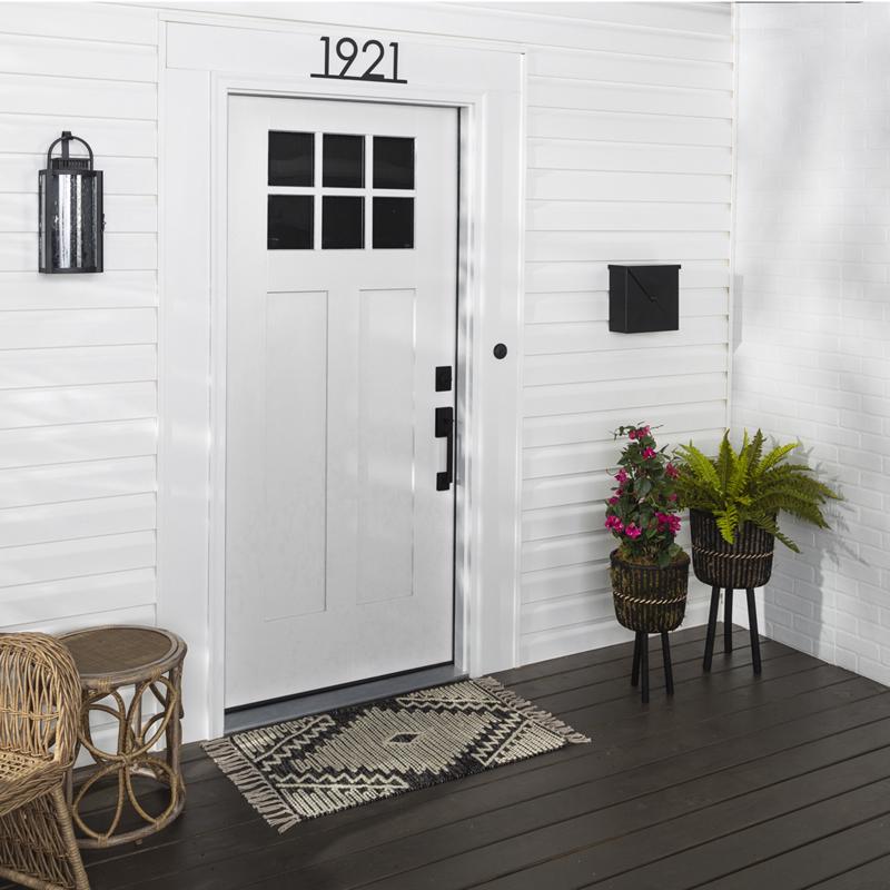 Rust-Oleum Stops Rust Satin White Door Paint Exterior and Interior 1 qt