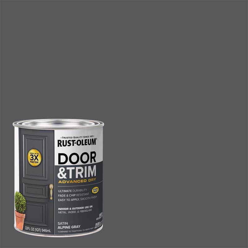 DOOR PAINT ALPN GRY 1QT