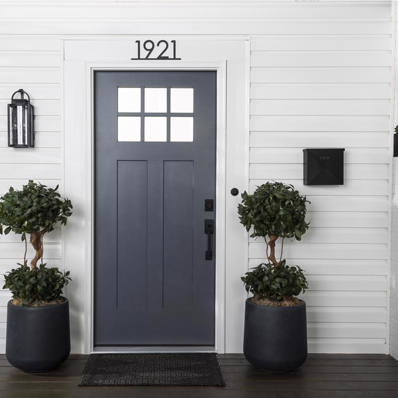 Rust-Oleum Stops Rust Satin Alpine Gray Water Base Door Paint Exterior and Interior 1 qt