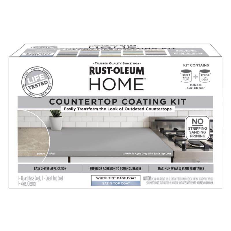 Rust-Oleum HOME Satin Tintable Base Acrylic Countertop Kit 1 qt