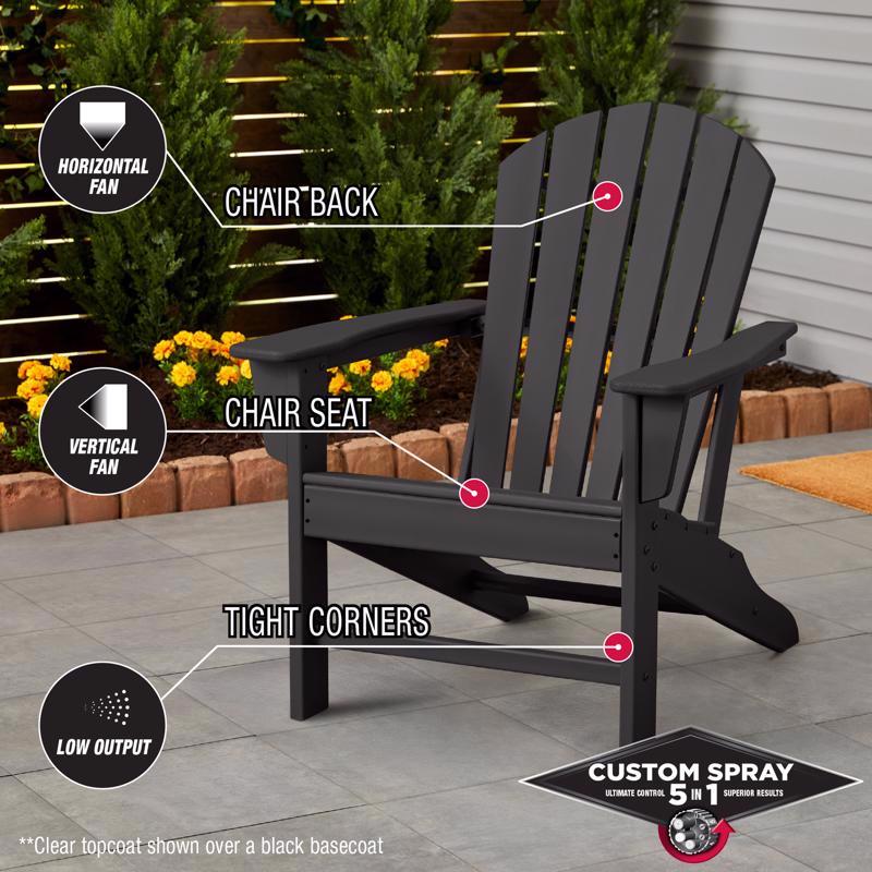 Rust-Oleum Stops Rust 5-in-1 Indoor/Outdoor Matte Crystal Clear Oil-Based Protective Enamel 12 oz