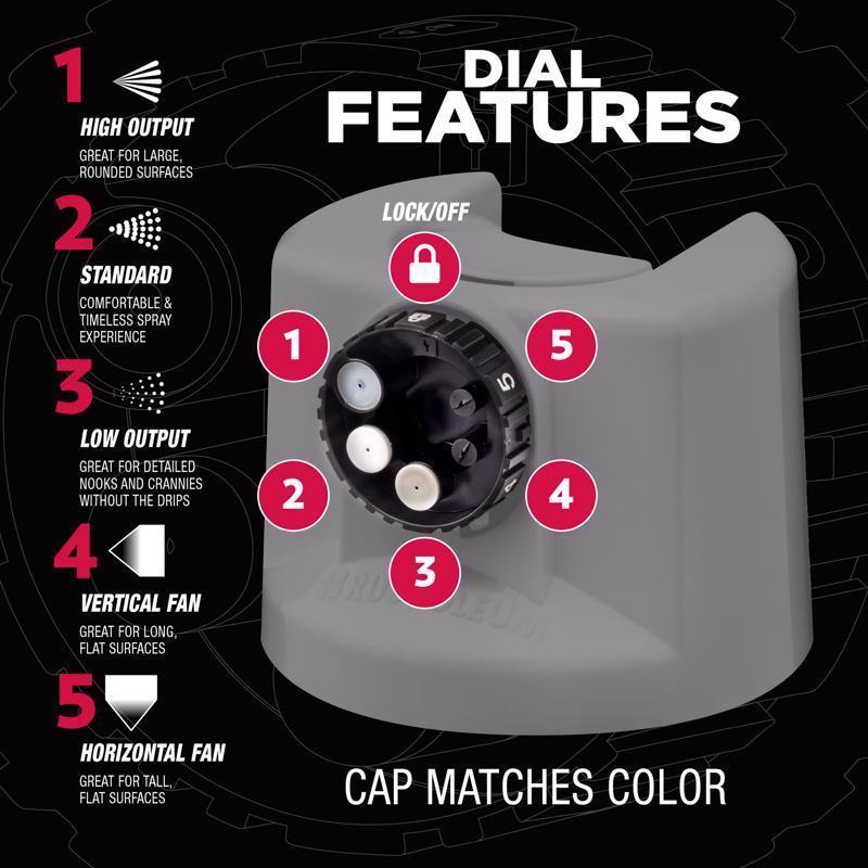 Rust-Oleum Stops Rust 5 in 1 Indoor/Outdoor Satin Gray Oil-Based Oil Modified Alkyd Protective Ename