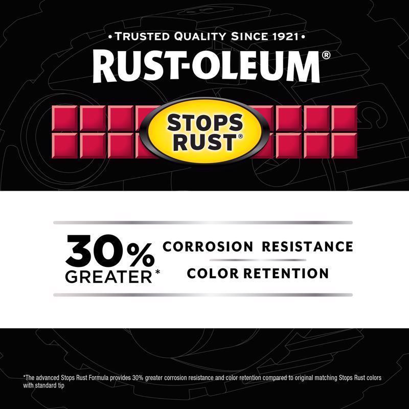 Rust-Oleum Stops Rust 5 in 1 Indoor/Outdoor Satin Gray Oil-Based Oil Modified Alkyd Protective Ename